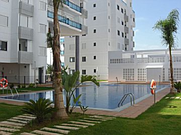 CIMG0698.JPG Alquiler de piso con piscina y terraza en Daimús, Residencial Jardines de Salinas