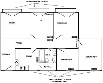 Plano piso ALMAGRO.JPG Venta de piso con terraza en Almagro